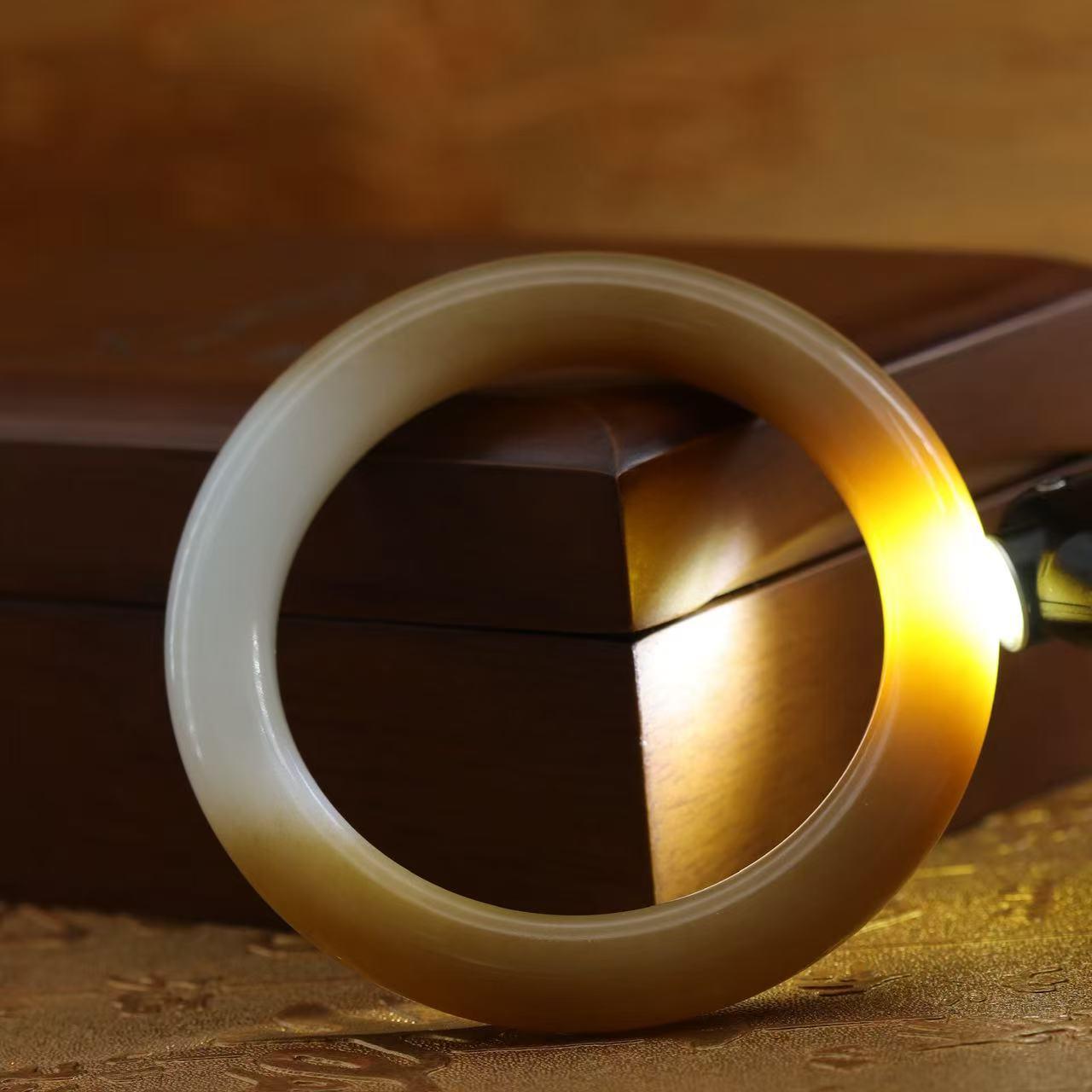 和田玉糖玉手镯（59.3g）