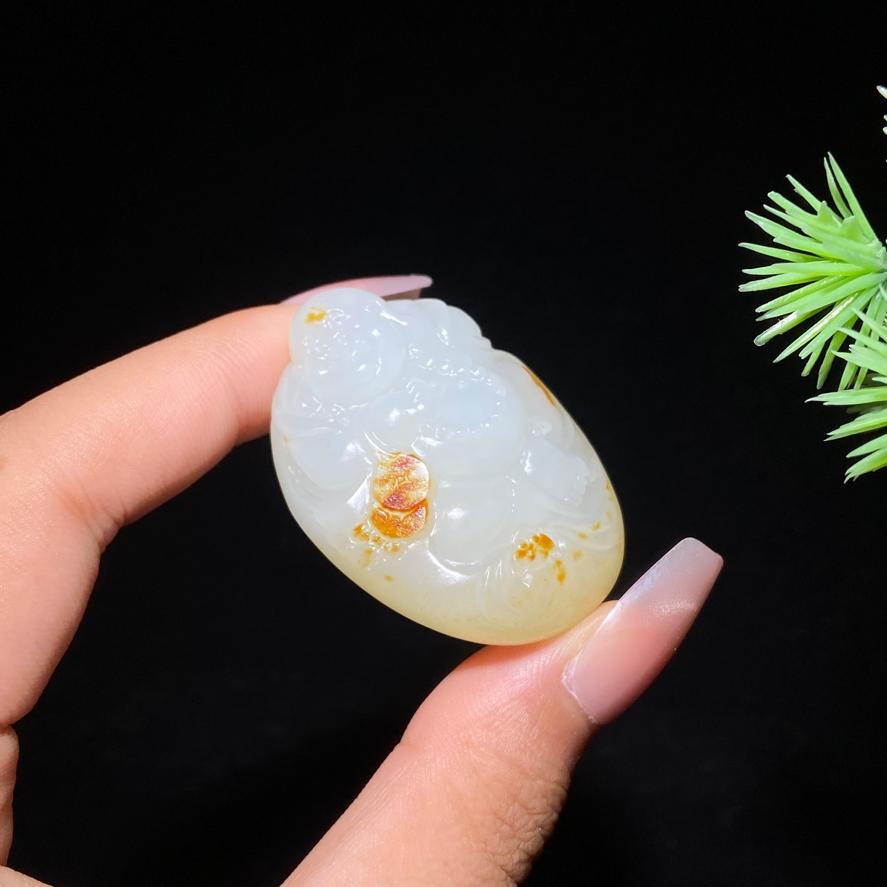 和田玉籽料佛公（31.4g）