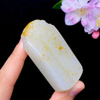 和田玉籽料无事牌（71.4g）