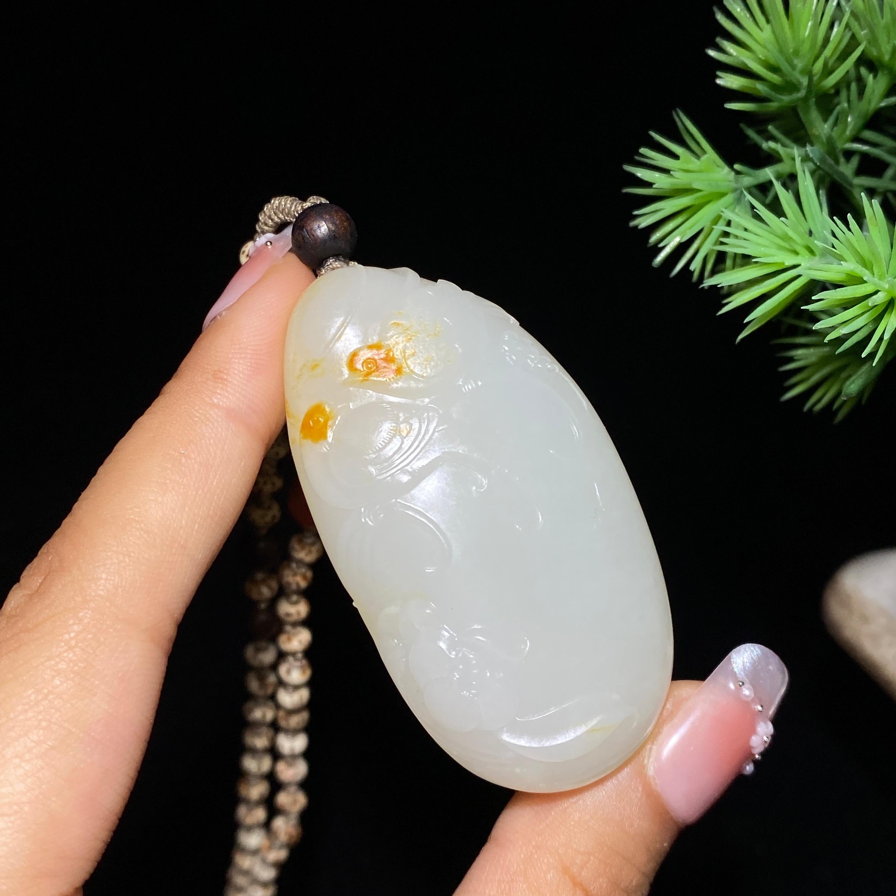 和田玉籽料喜事连连（51.5g）