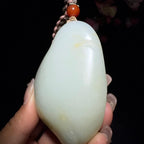 和田玉籽料福禄寿三星手把件（135.7g）