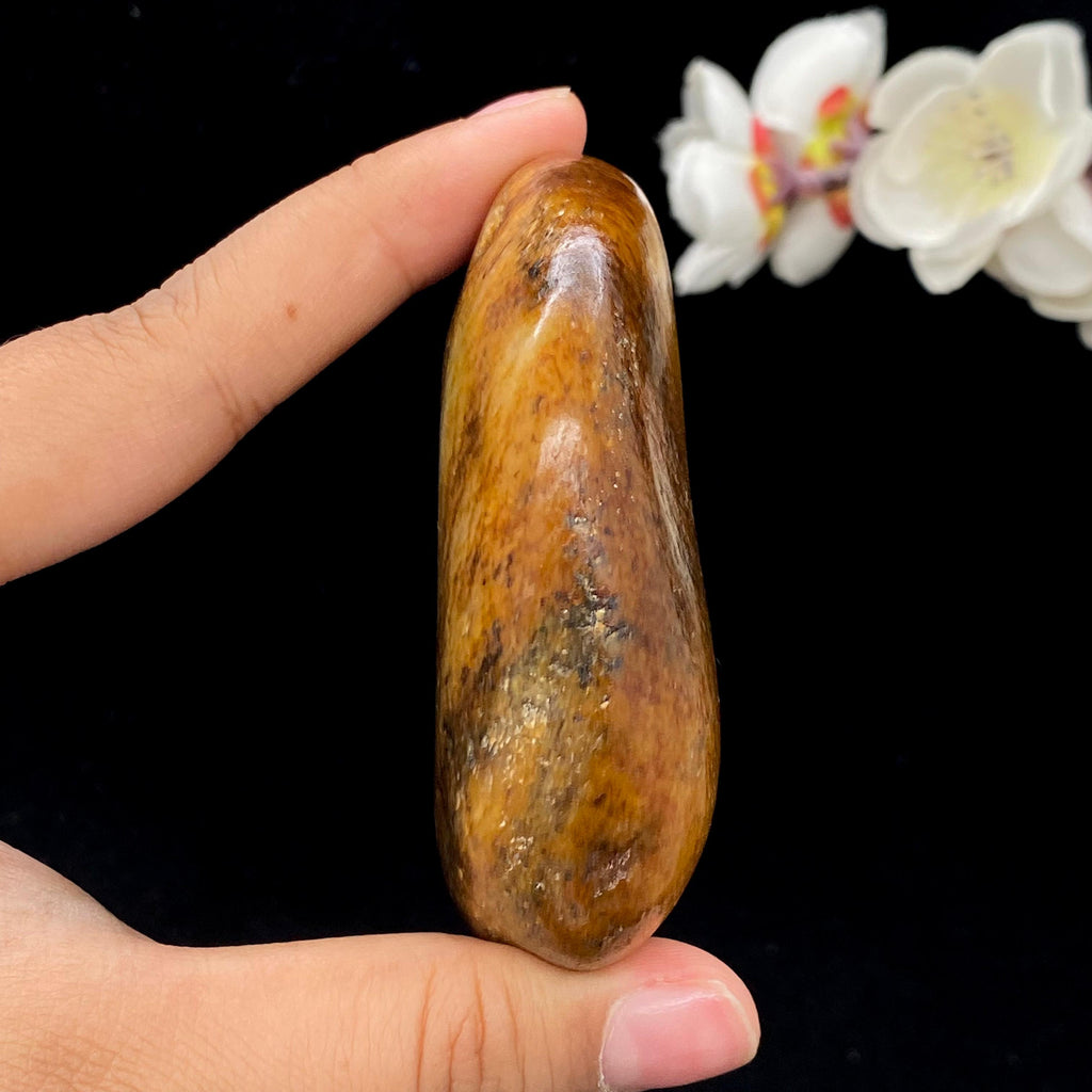 和田玉黄沁皮籽料（163.4g）