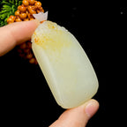 和田玉籽料无事牌（64.1g）
