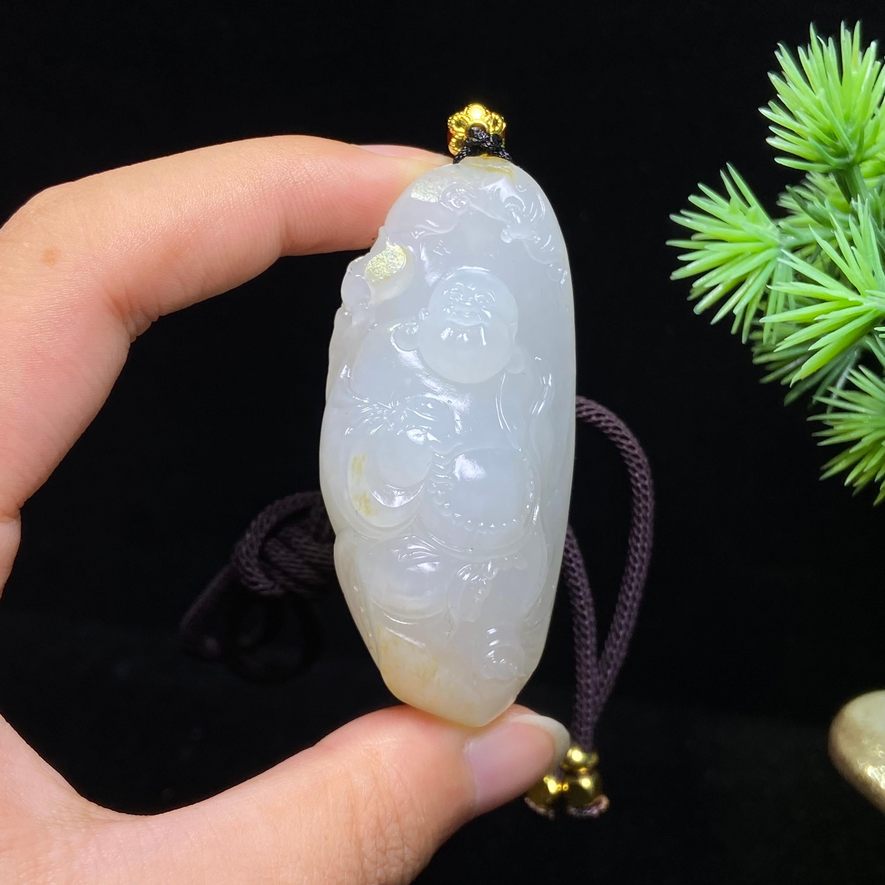 和田玉籽料佛公（49.3g）