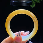 和田玉新疆且末料糖白手镯2606160015（50.8g）