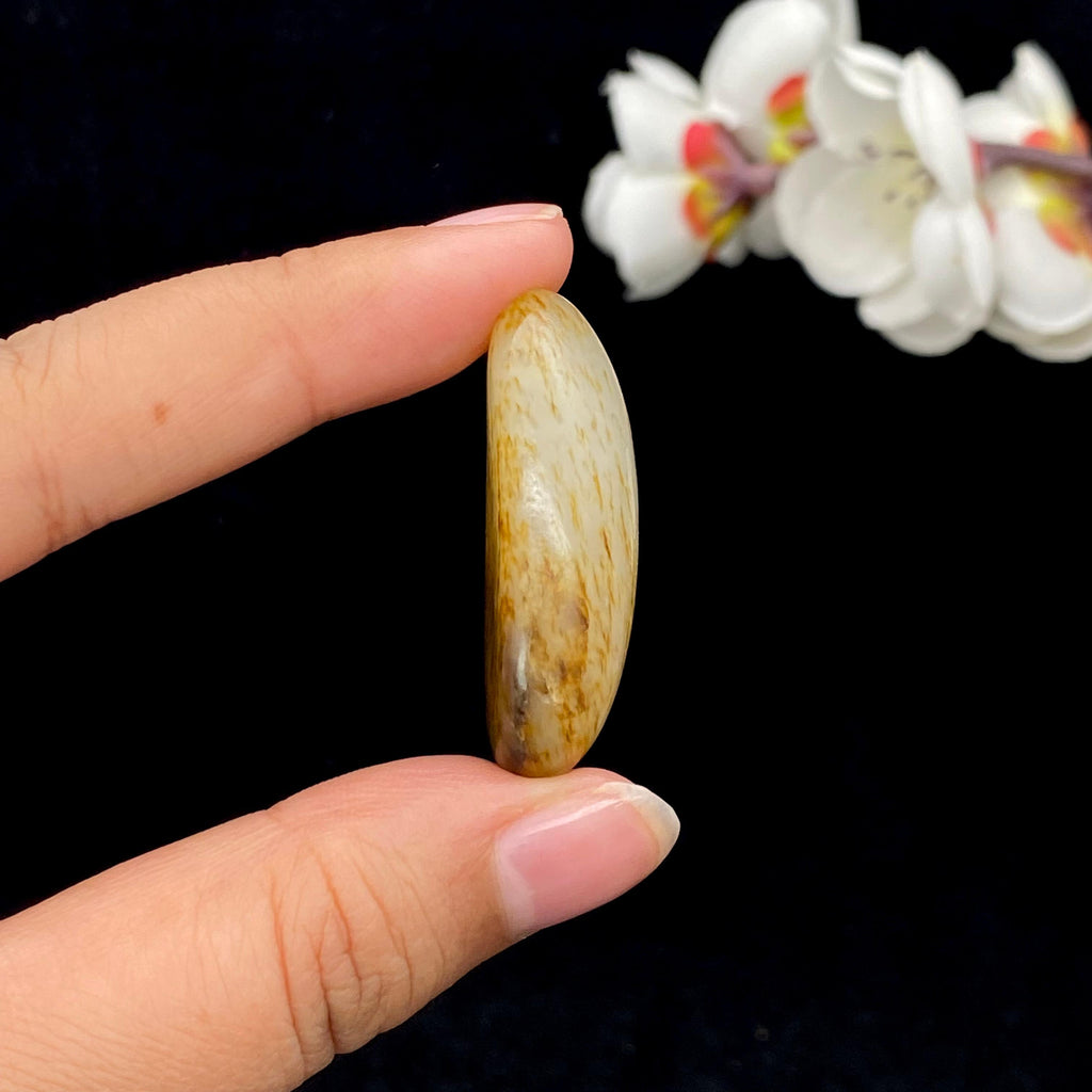 和田玉洒金皮籽料挂件（17.2g）