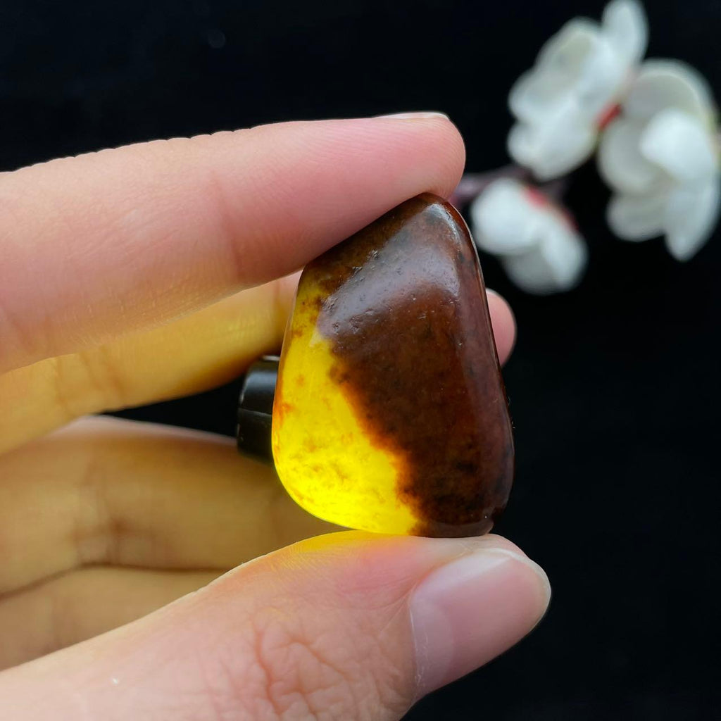 和田玉聚红皮籽料（11.8g）