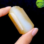 和田玉糖白无事牌（41.3g）