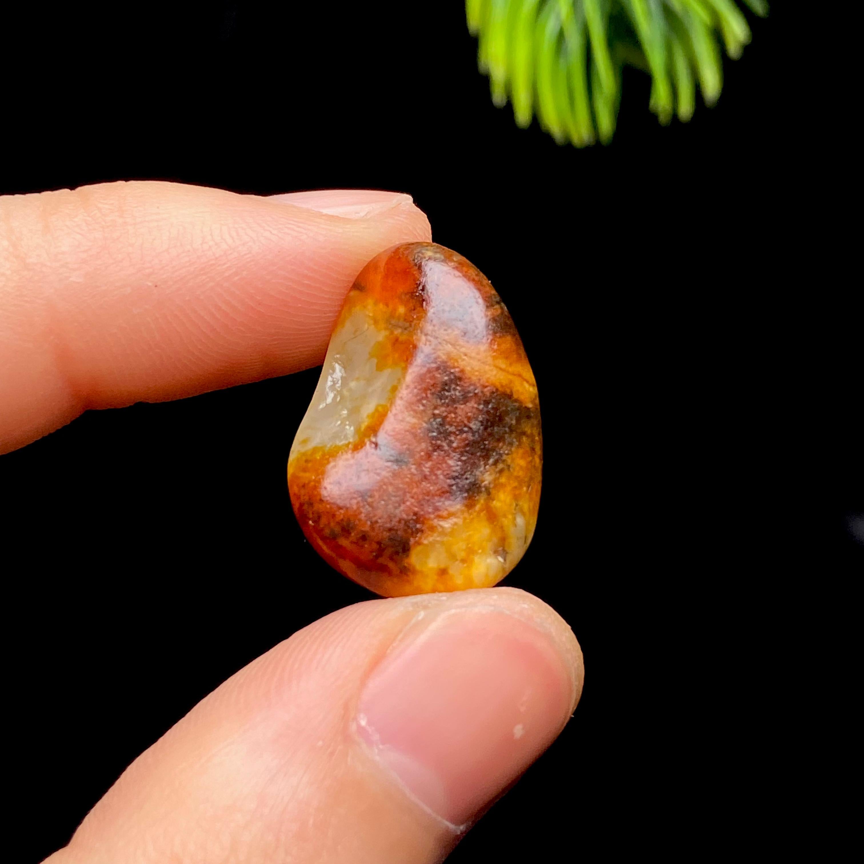 和田玉红皮籽料（3.9g）