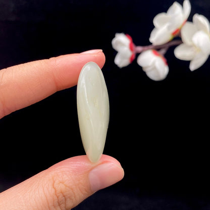 和田玉青白玉籽料原石（19.3g）