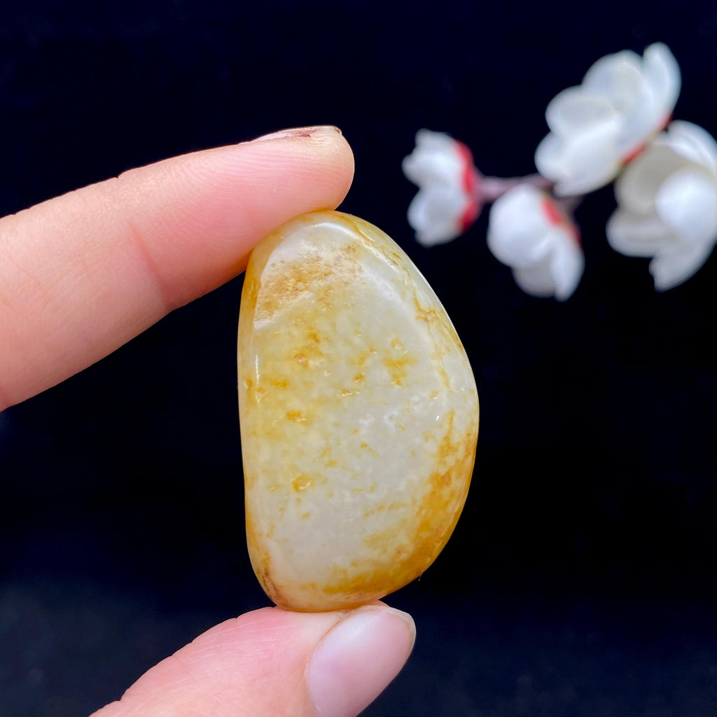 和田玉洒金皮籽料挂件（23.4g）