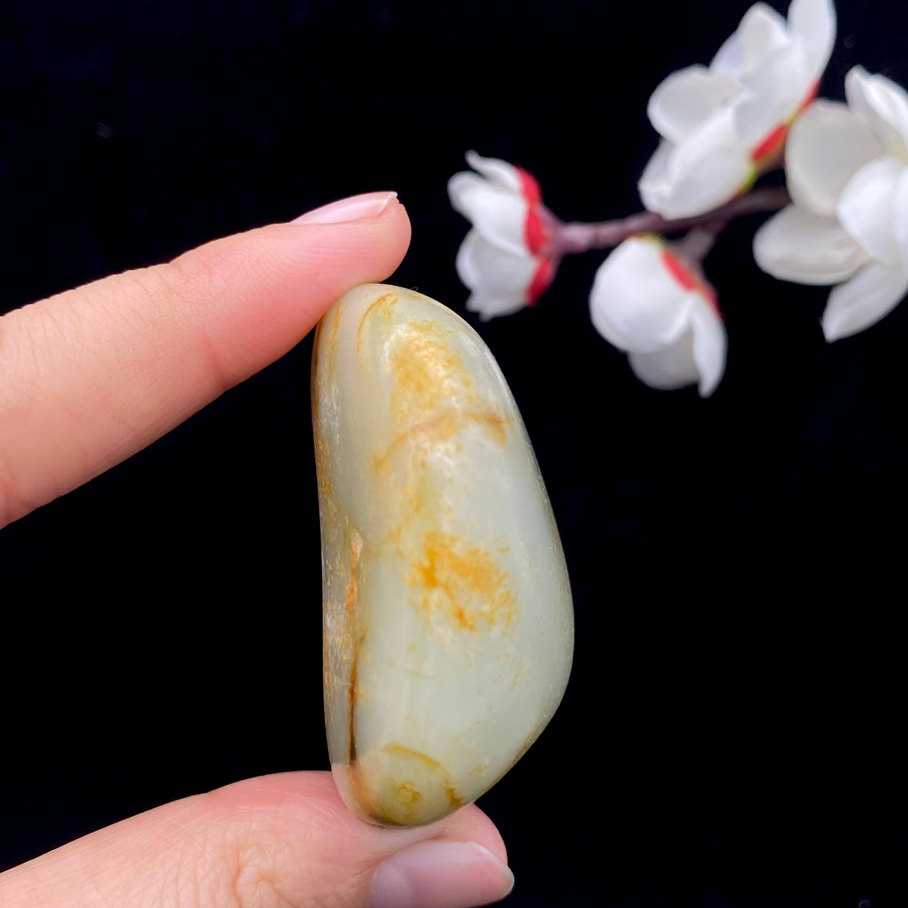 和田玉洒金皮籽料男士挂件（72.3g）