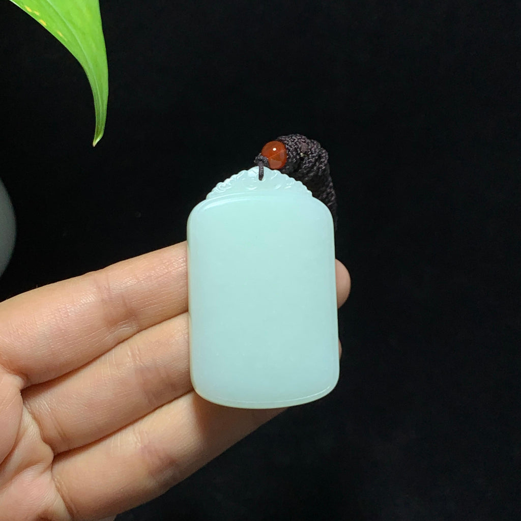 和田山料白玉无事牌挂件（38.6g）