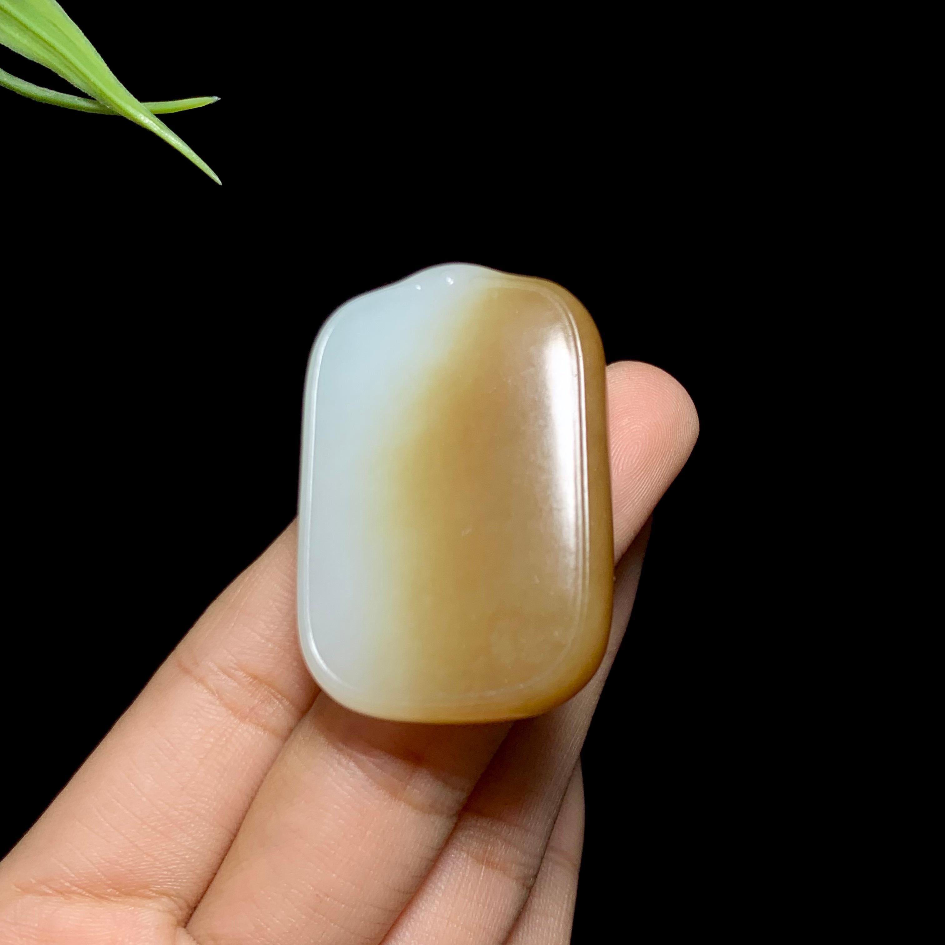 和田山料糖白玉无事牌（30.0g）