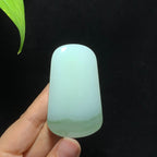 和田山料白玉带翠无事牌挂件（80.8g）