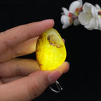 和田玉洒金皮青花底籽料挂件（22.2g）