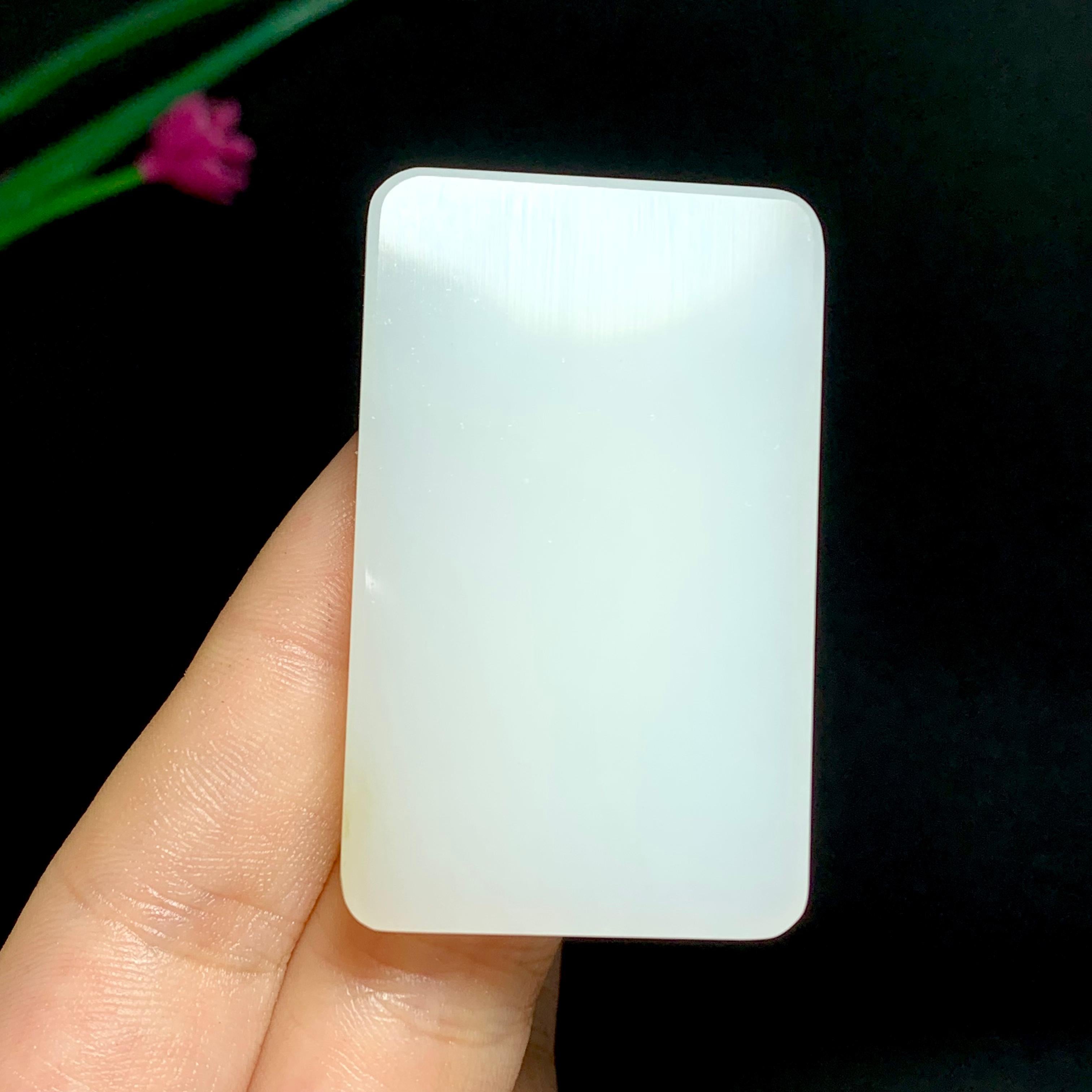 和田白玉无事牌（33.6g）