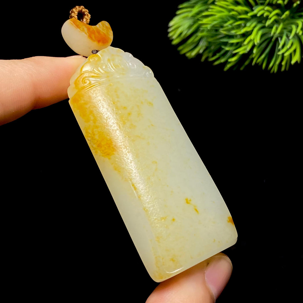和田玉籽料无事牌（65.0g）