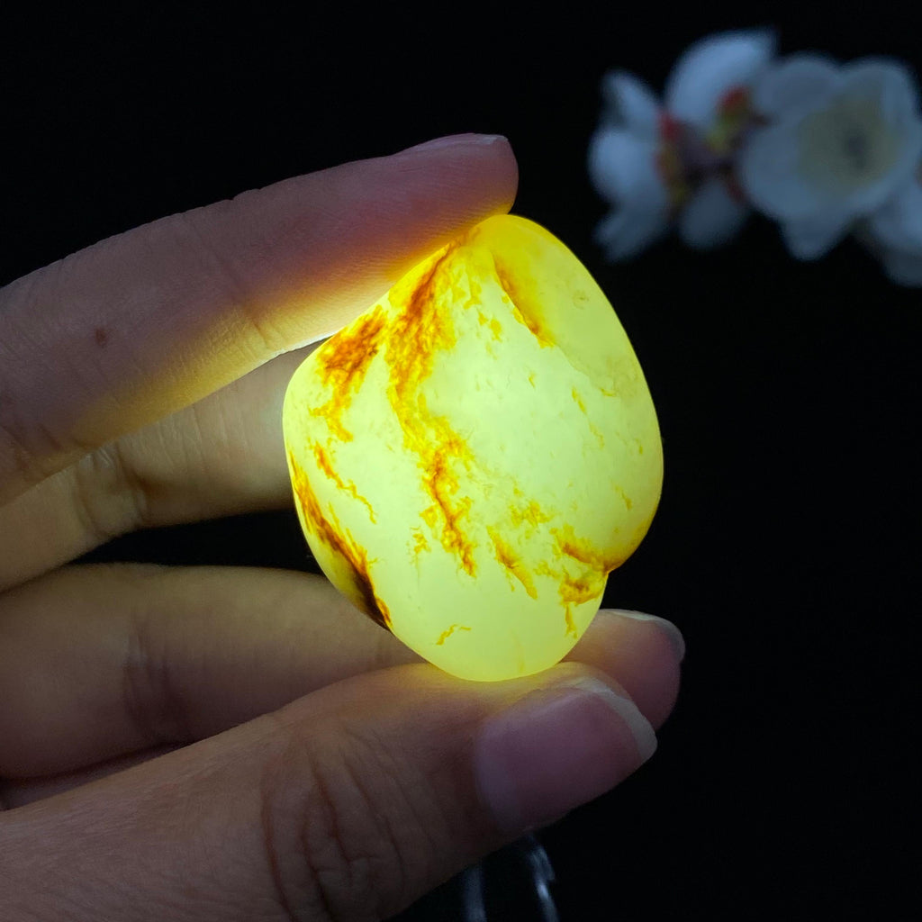 和田玉洒金皮籽料挂件（30g）
