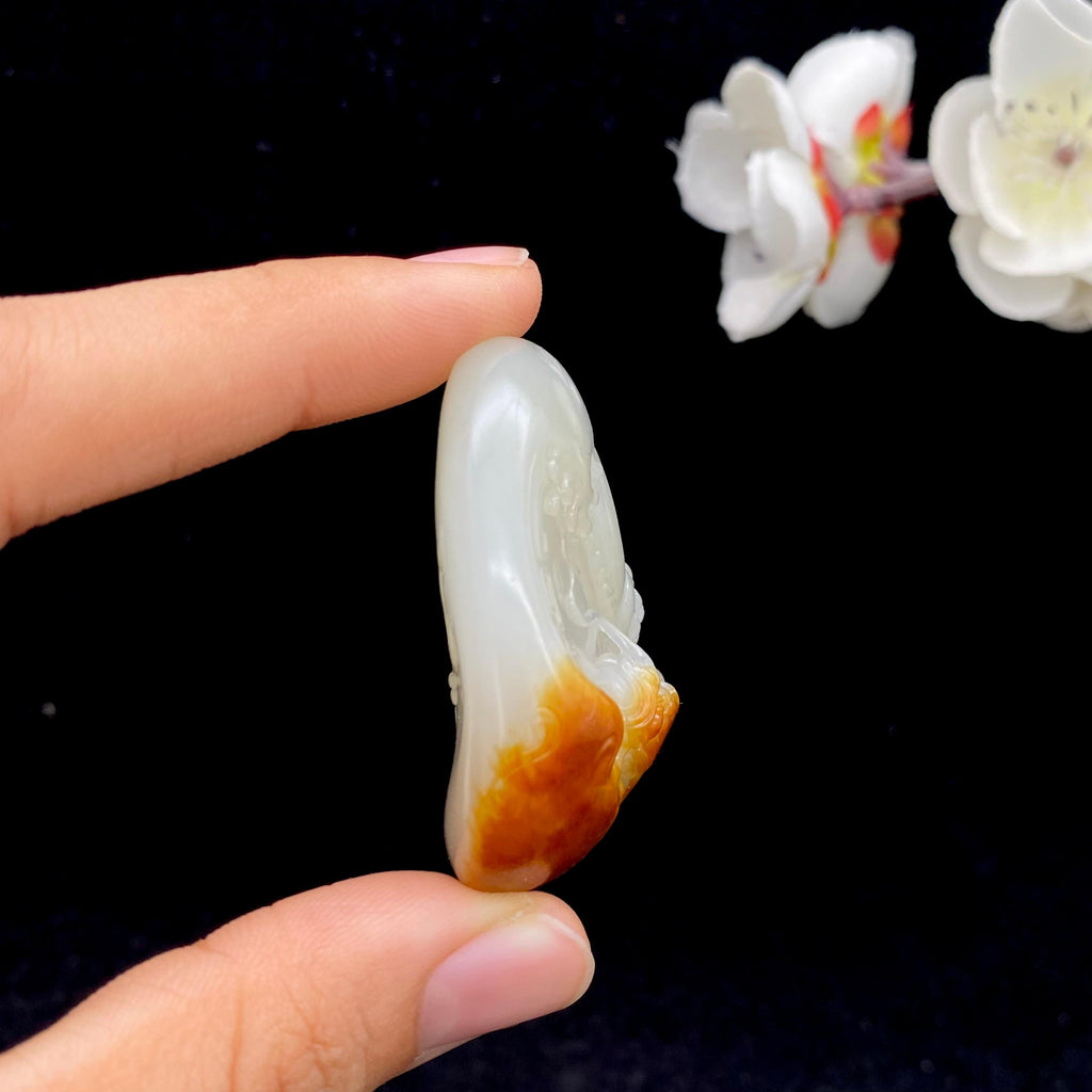 和田玉籽料【龙挂件】（49.1g）