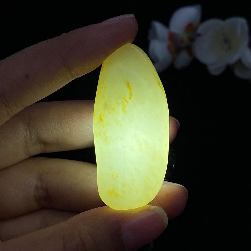 和田玉洒金皮籽料挂件（26.8g）