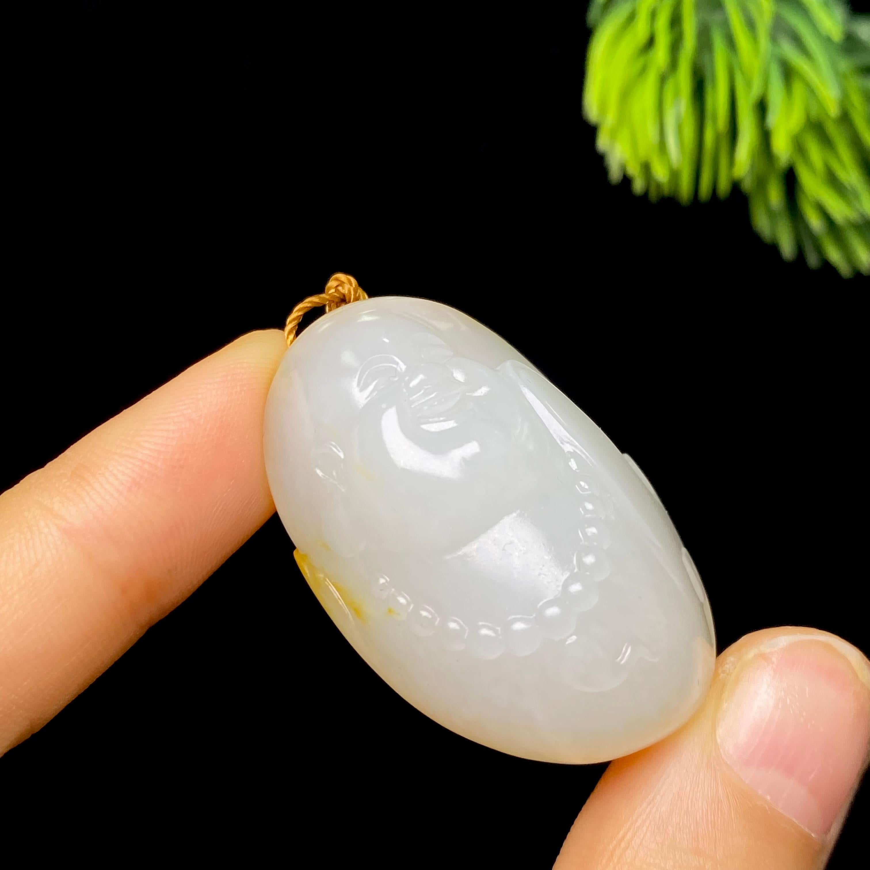 和田玉籽料佛公（29.4g）