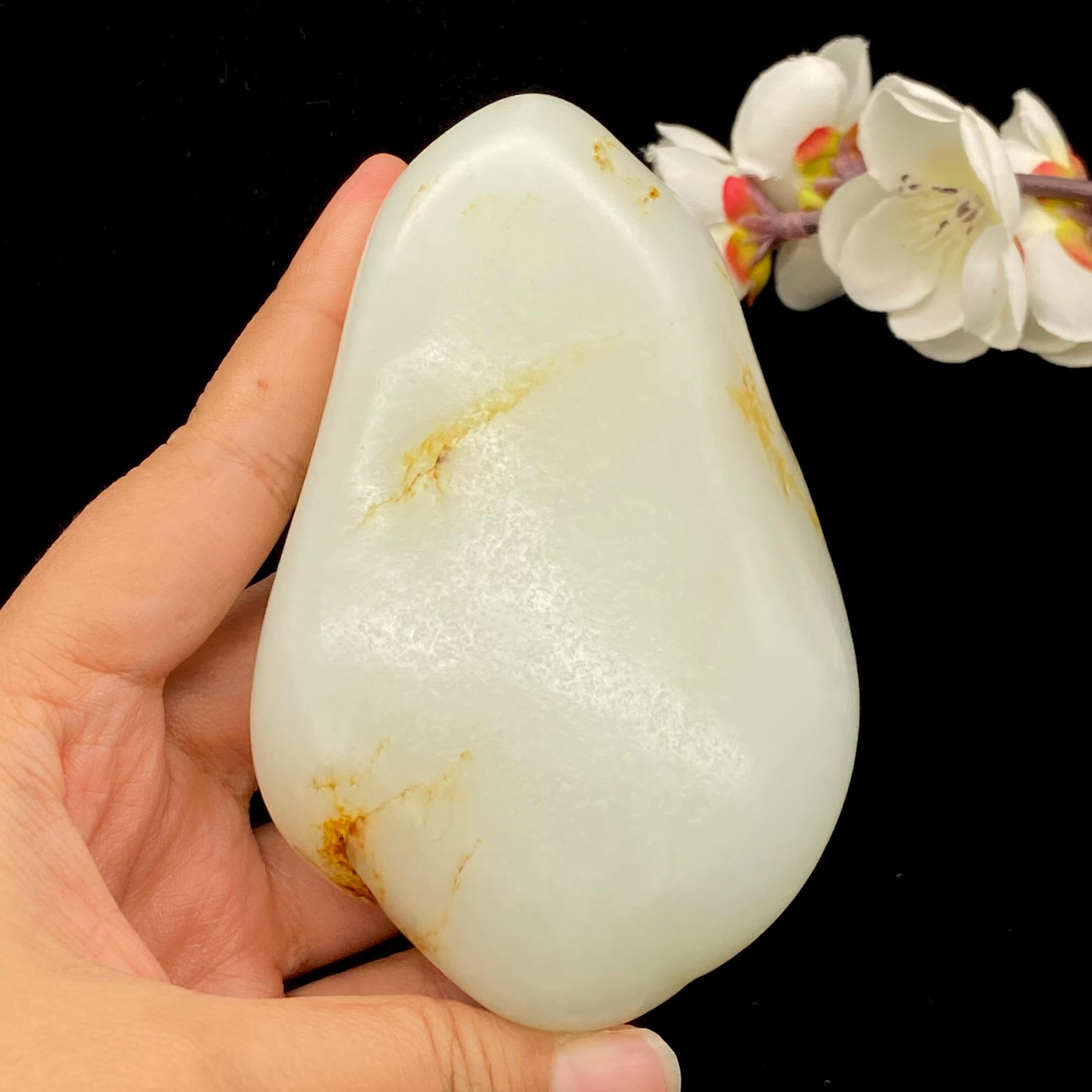 【藏品】和田玉洒金皮籽料（429.1g）