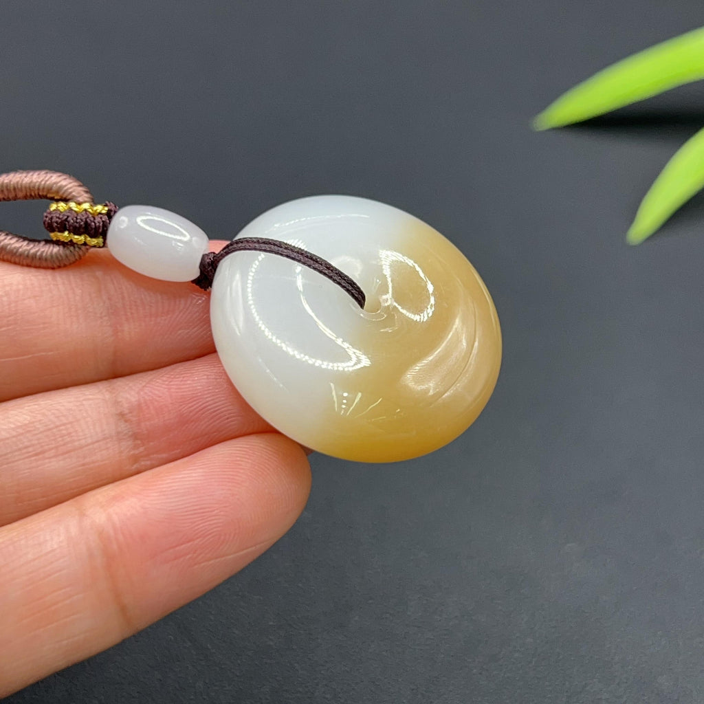 和田玉羊脂白玉平安扣（23.15g）