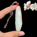 和田玉白玉籽料【文殊菩萨】（67.6g）