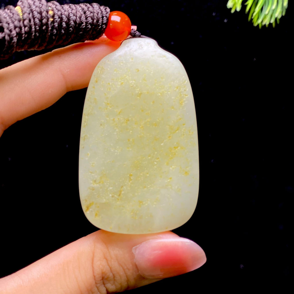和田玉籽料无事牌（47.7g）