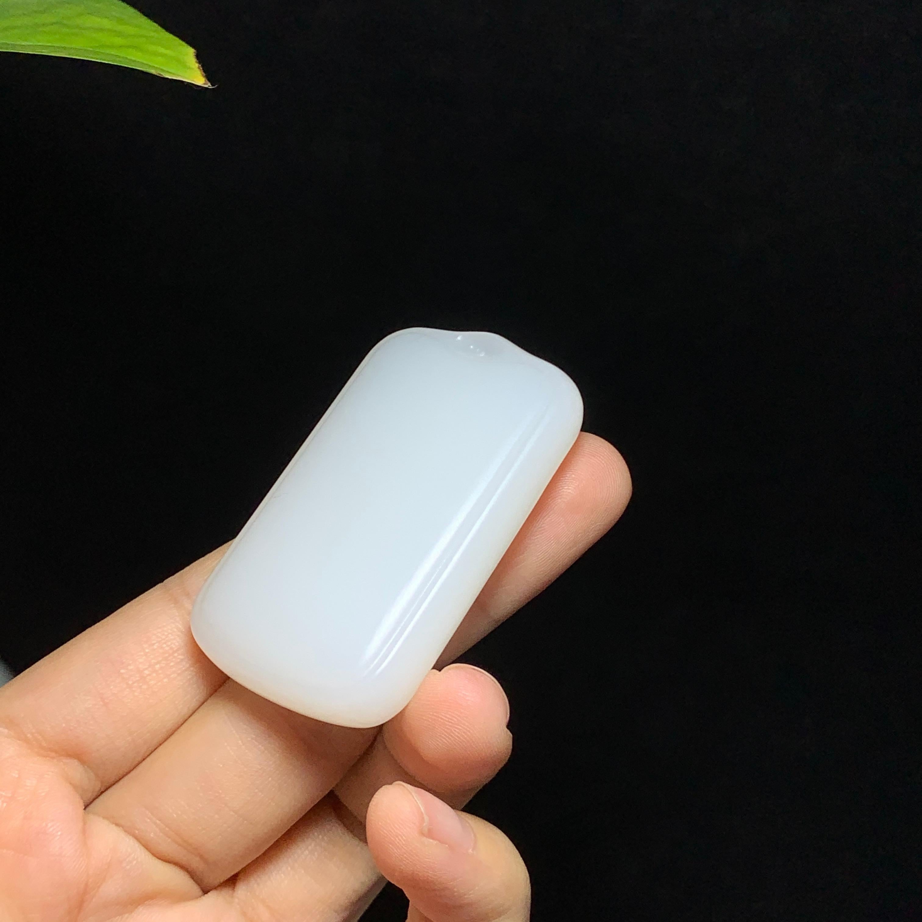 和田山料白玉无事牌挂件（48.5g）