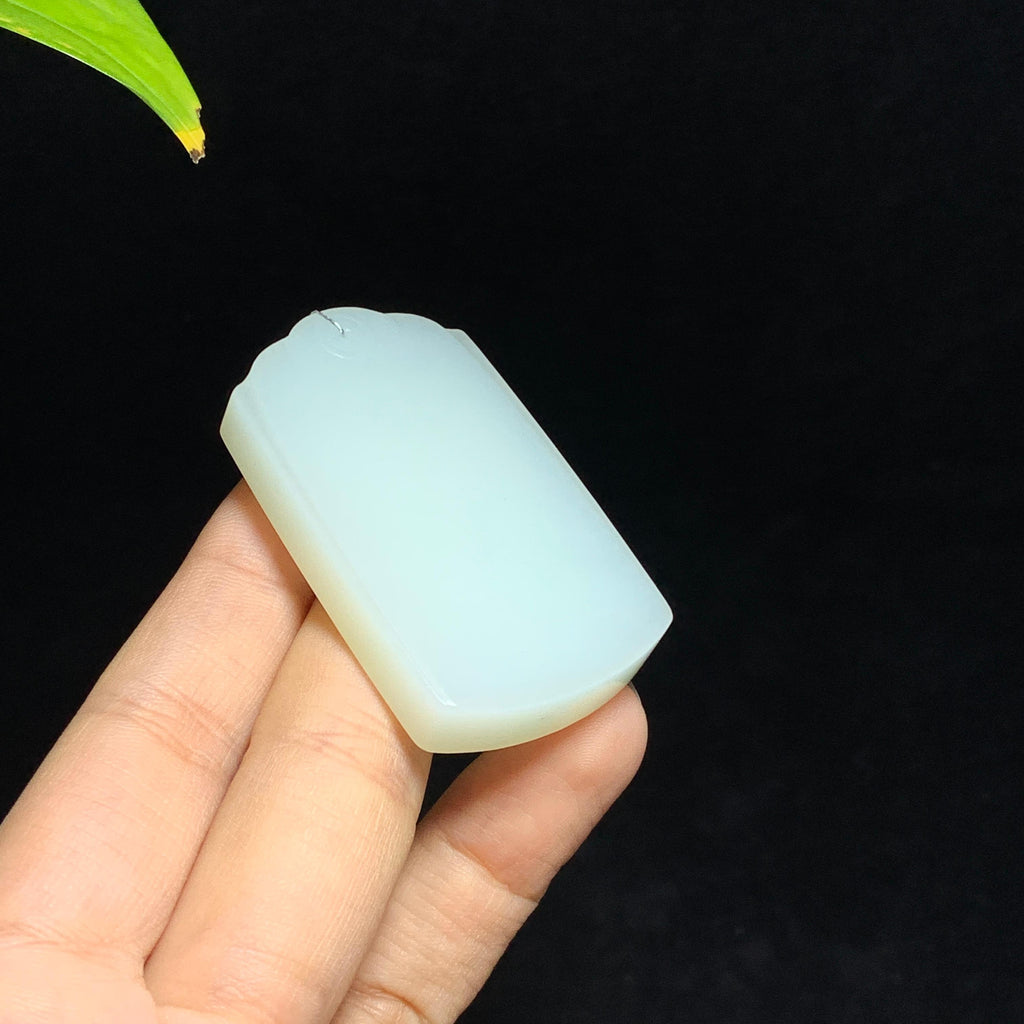 和田山料白玉无事牌挂件（40.0g）