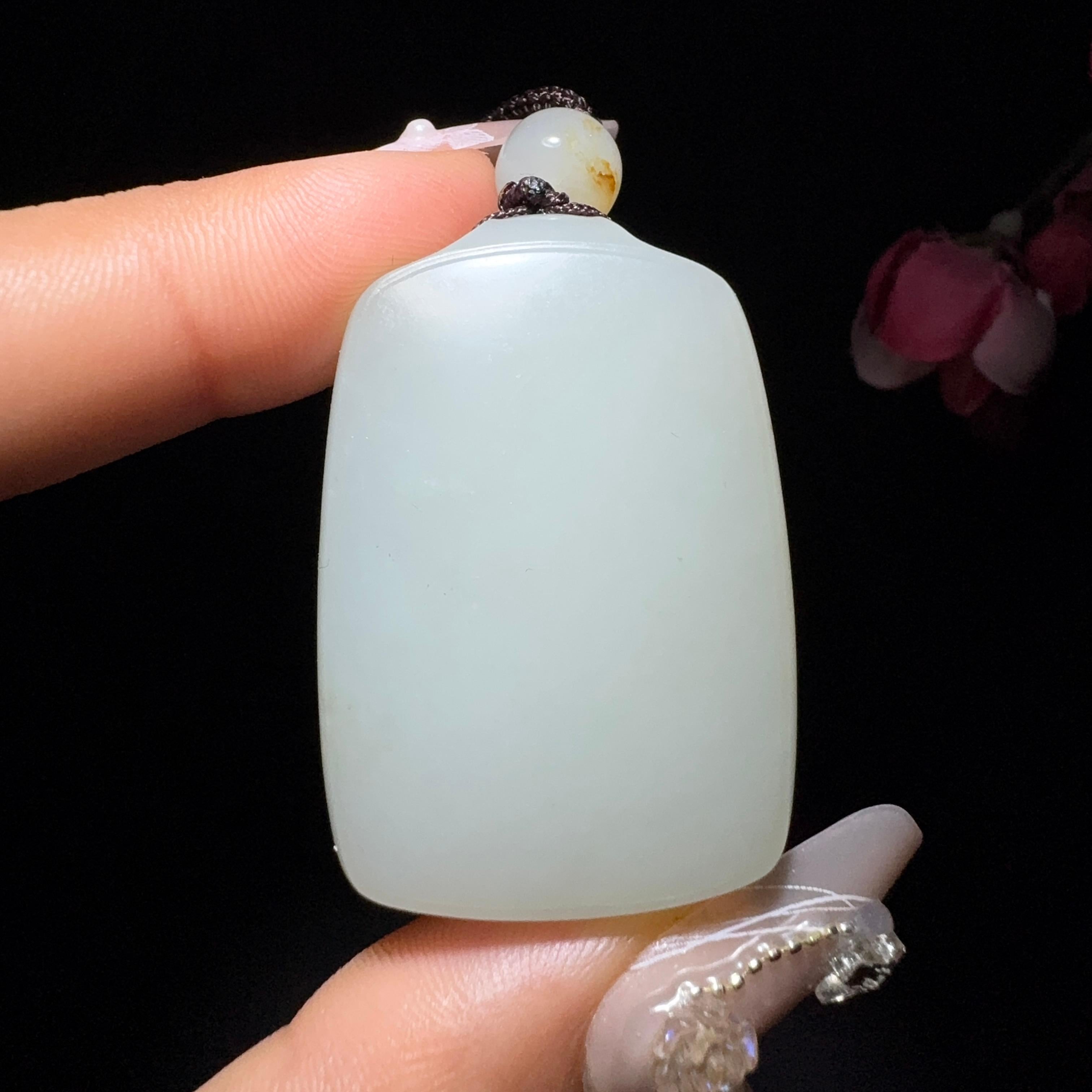 和田玉籽料平安牌（32.7g）