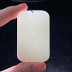 和田玉白玉无事牌（55.1g）