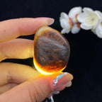 和田玉聚红皮籽料挂件（30g）