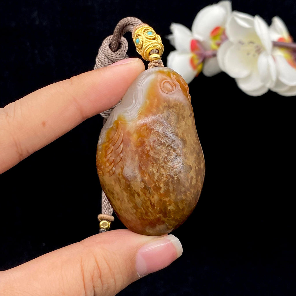 和田玉籽料【龙牌】（45.8g）