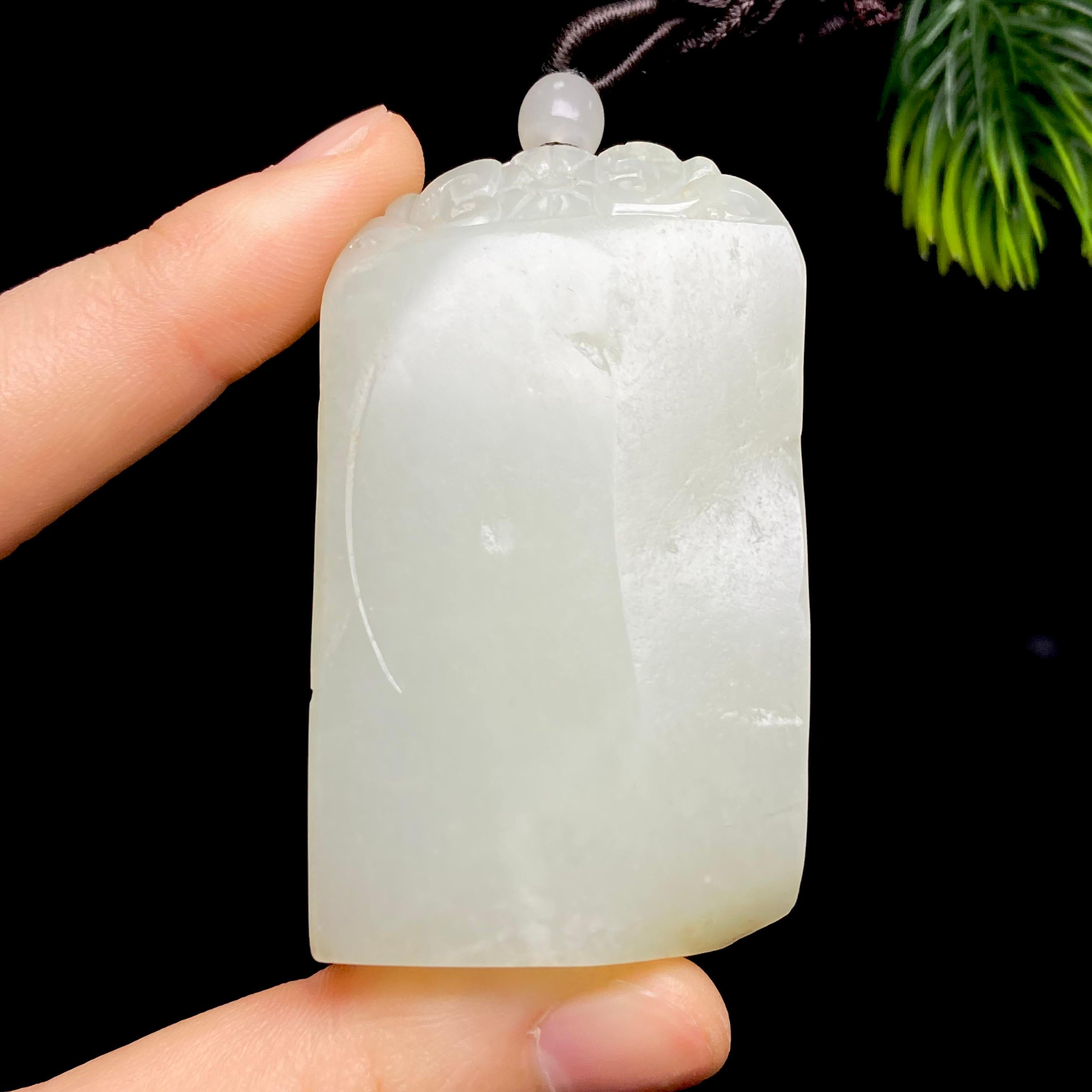 和田玉籽料文殊菩萨（77.6g）