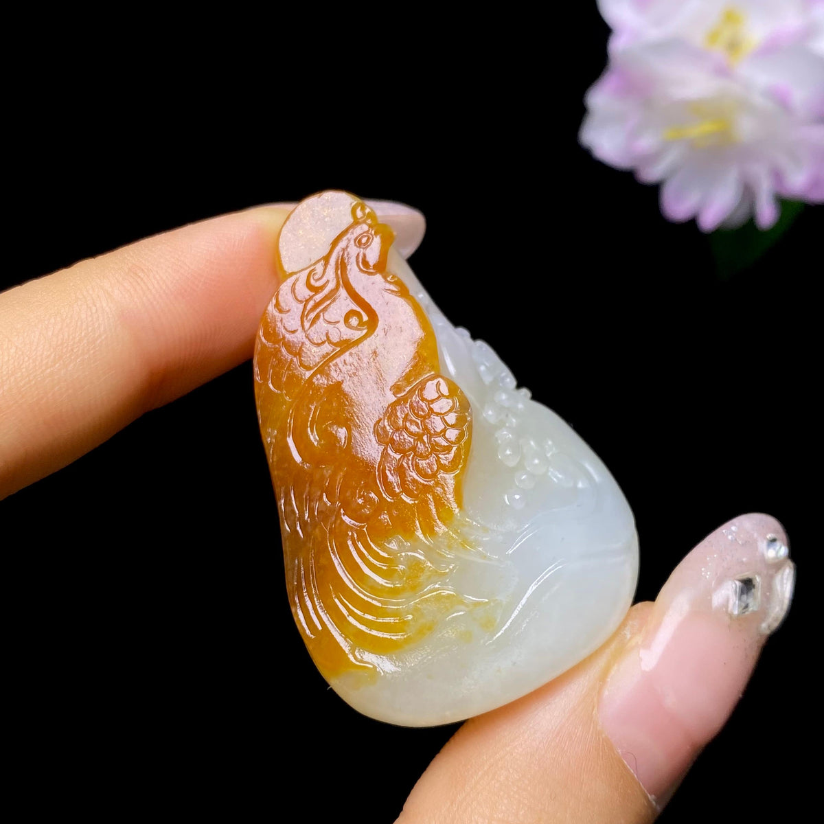 和田玉籽料凤凰（21.8g）