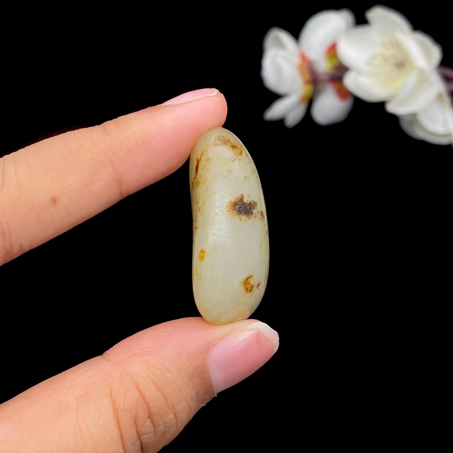 和田玉洒金皮籽料挂件（16.5g）