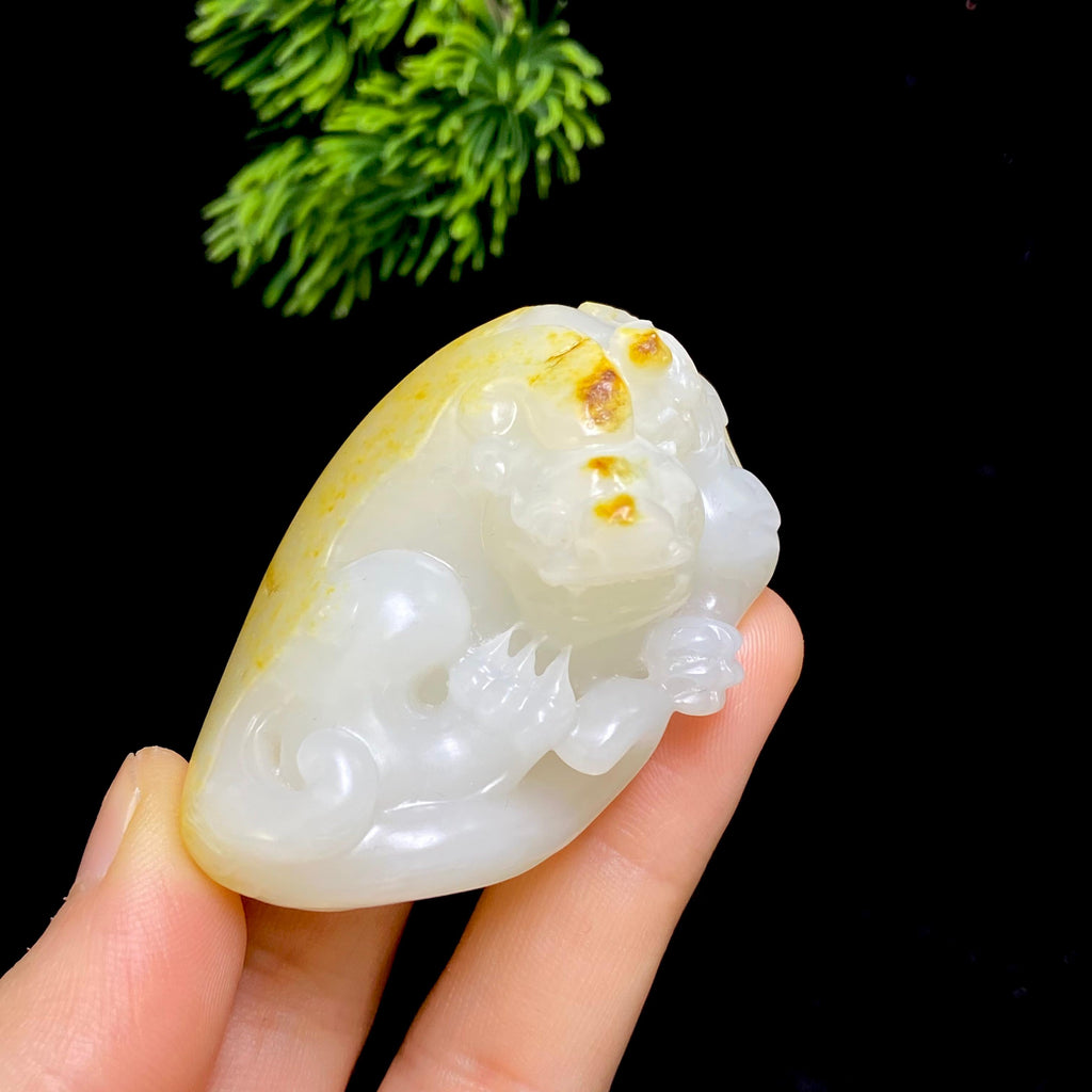 和田玉籽料貔貅（78.9g）