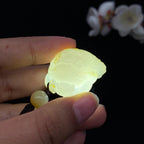 和田玉籽料【三足金蟾】挂件（22.1g）