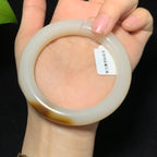 收藏级新疆且末金山矿藕粉带糖手镯（65.9g）