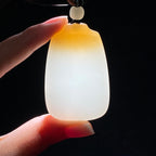 和田玉糖白无事牌（37.0g）