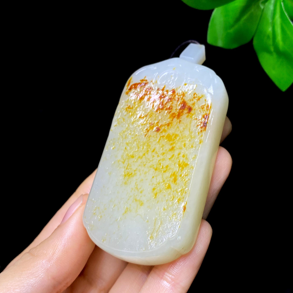 和田玉籽料无事牌（87.0g）
