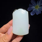 秒杀和田玉白玉平安无事牌（54.4g）