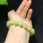 高品质和田山料黄口手串（46.5g）