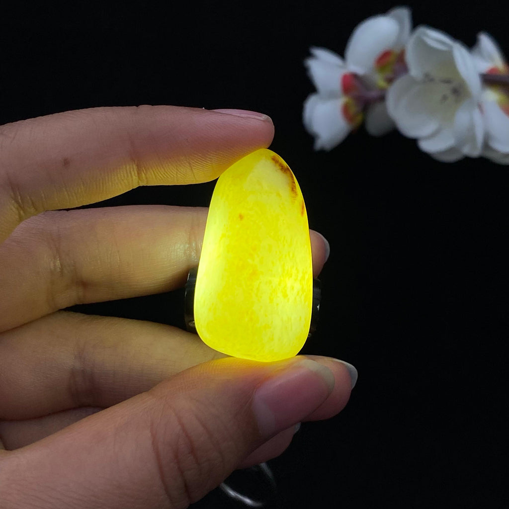 和田玉洒金皮籽料挂件（16.7g）