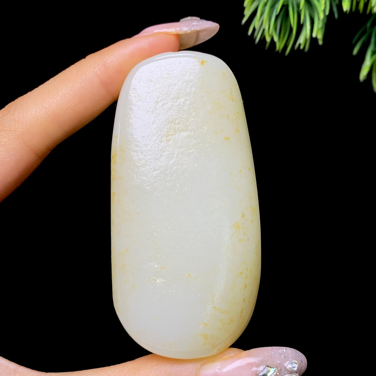 和田玉籽料无事牌（76.2g）