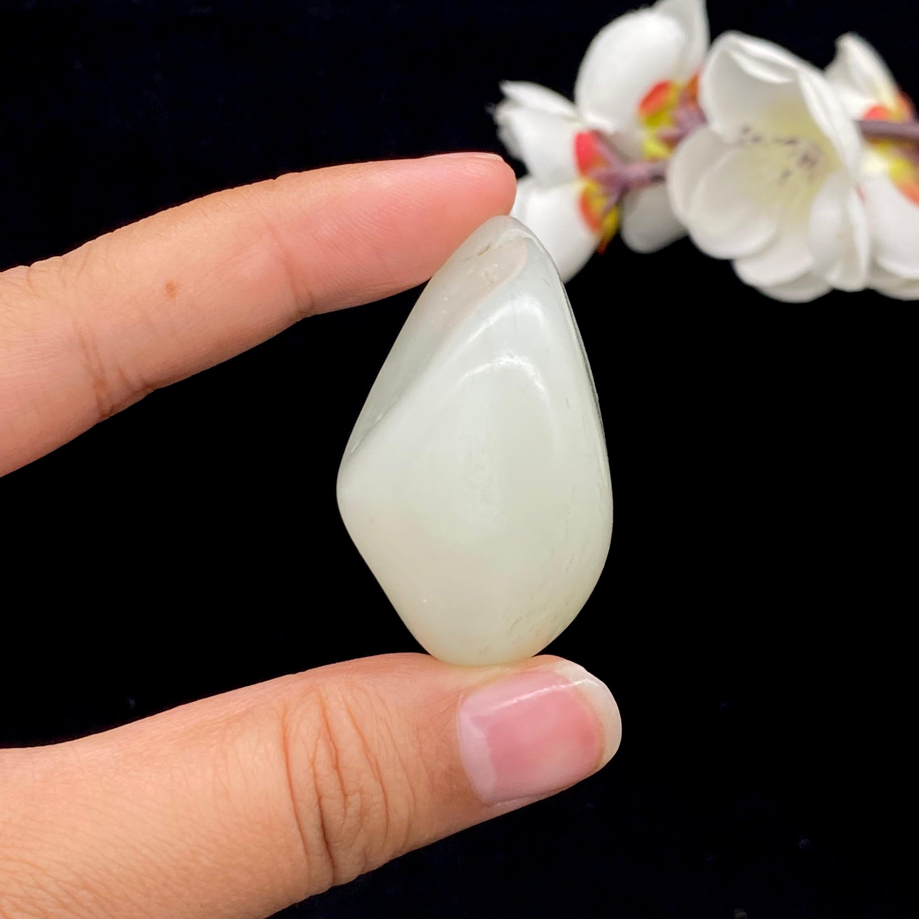 和田玉白玉籽料挂件（47.2g）