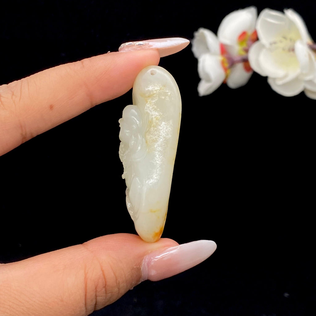 和田玉洒金皮籽料【佛公】（31.2g）